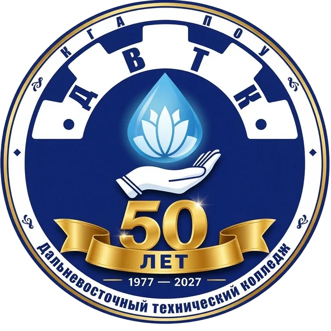 Юбилейный логотип ДВТК. 50 лет, 1977–2027