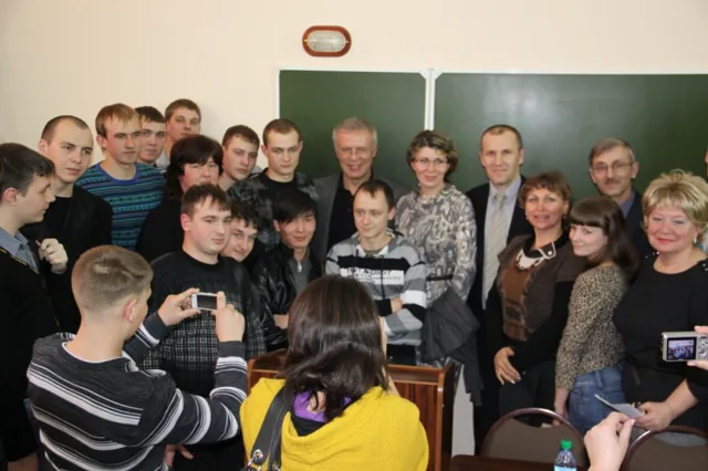 Встреча в колледже с Вячеславом Фетисовым
