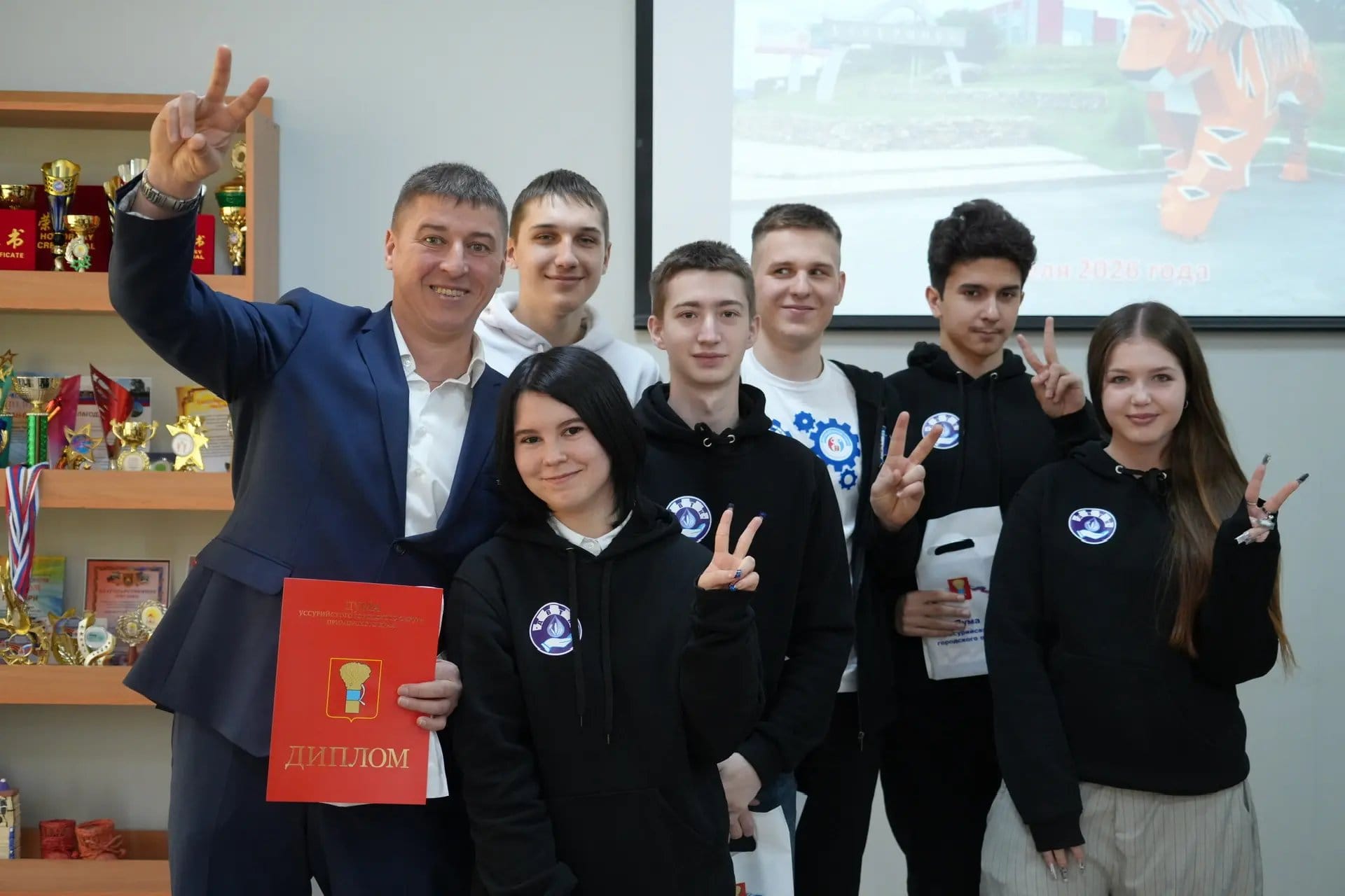 Призёры на викторине по местному самоуправлению
