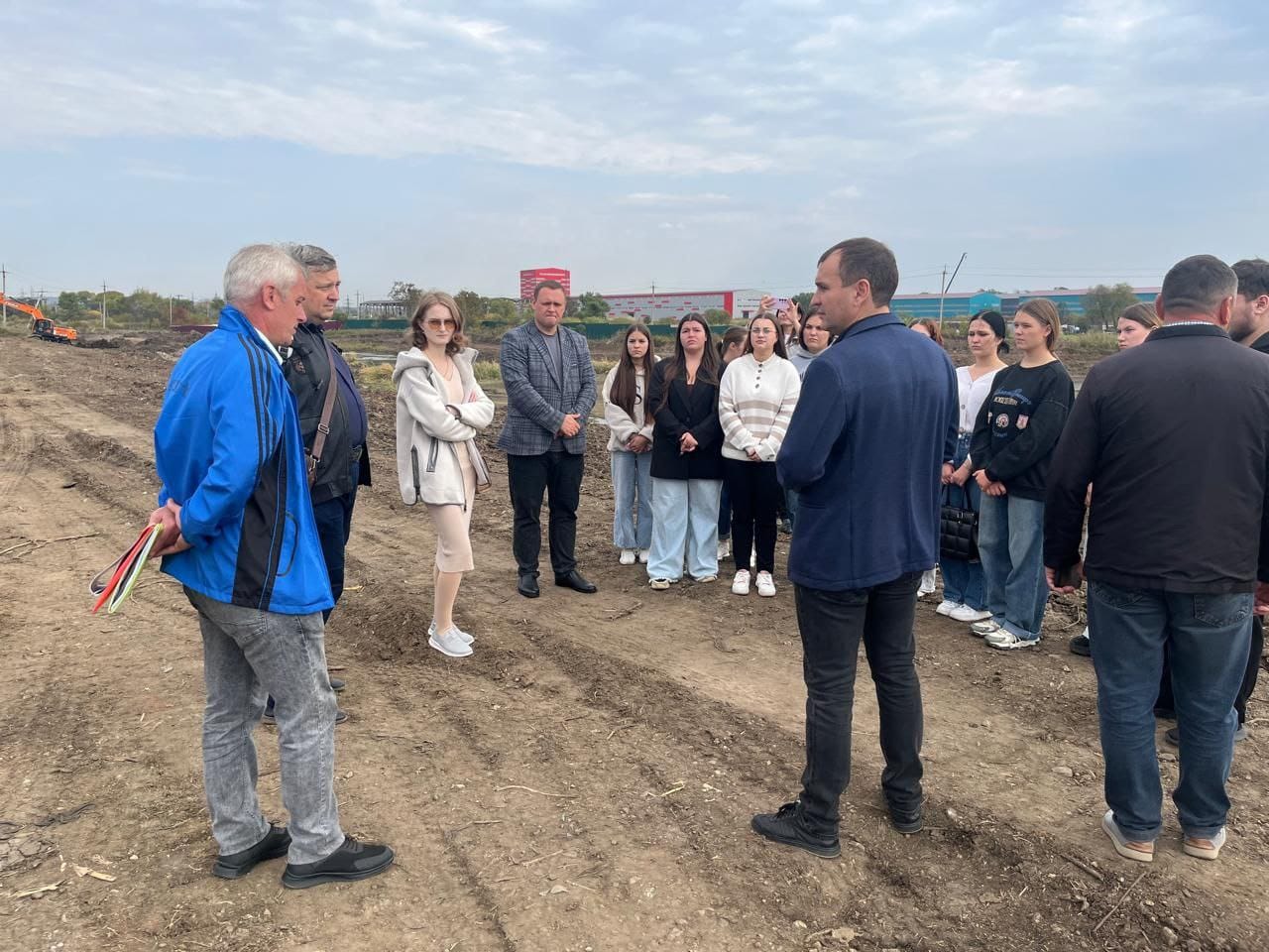 Экскурсия 331 группы с представителями агентства по мелиорации Приморского края