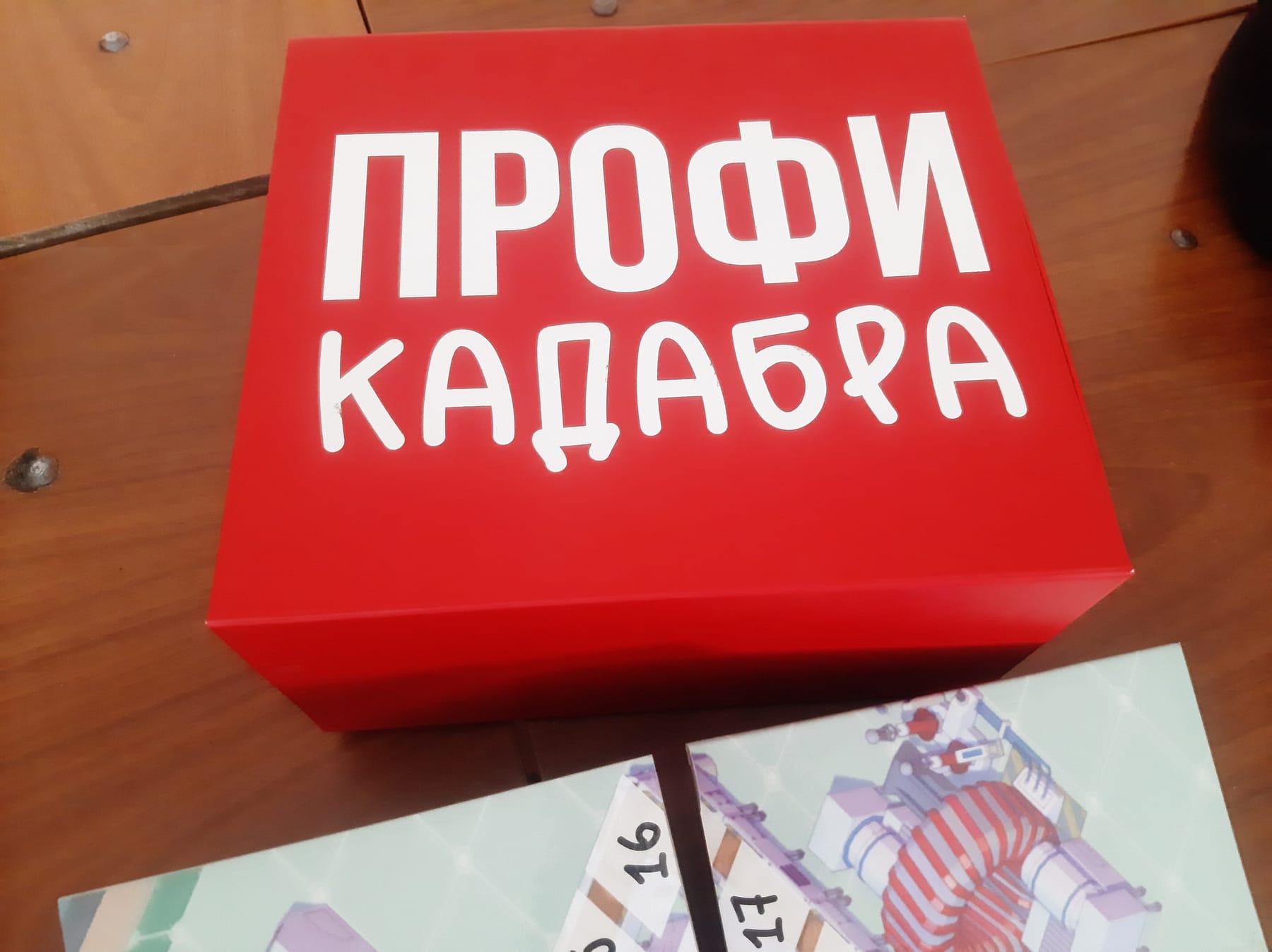 Настольная игра «ПРОФИКАДАБРА» для школьников в рамках чемпионата «Профессионалы»