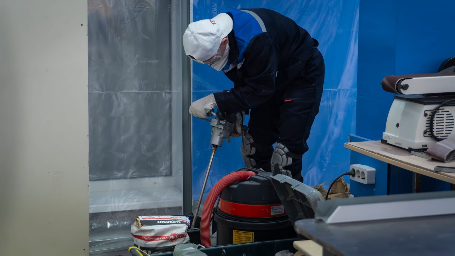 Облицовка плиткой. День 1