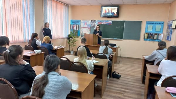 Встреча студентов 711 группы с инспекторами ОДН