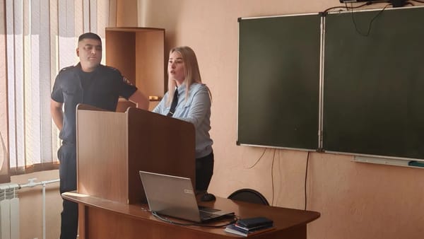Урок с гостями из ОМВД